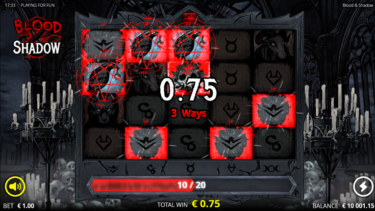 Blood and shadow gewinn