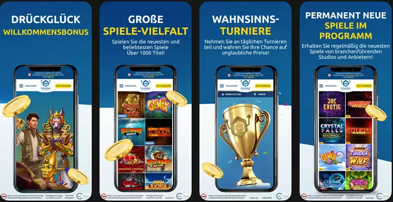 Drückglück Echtgeld App
