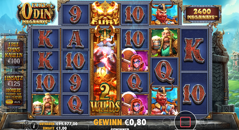 Fury of Odin Gewinn