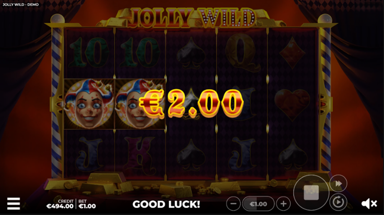 Jolly Wild Gewinn