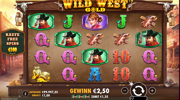 Wild West Gold gewinn