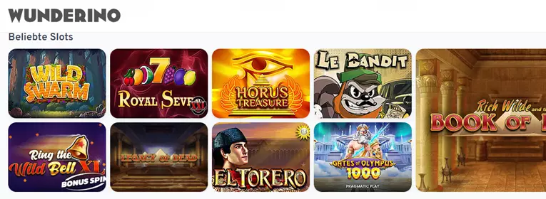 Wunderino slots