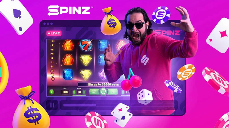 Spinz Bonus 2026: 400% bis zu 40€ und 100 Freispiele