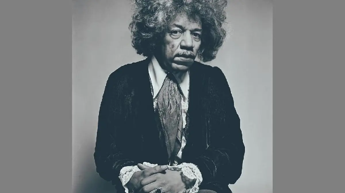 Der Künstler Alper Yesiltas hat mittels einer KI-Technologie ein Portrait von Jimi Hendrix, wie er heute aussehen würde, erschaffen.