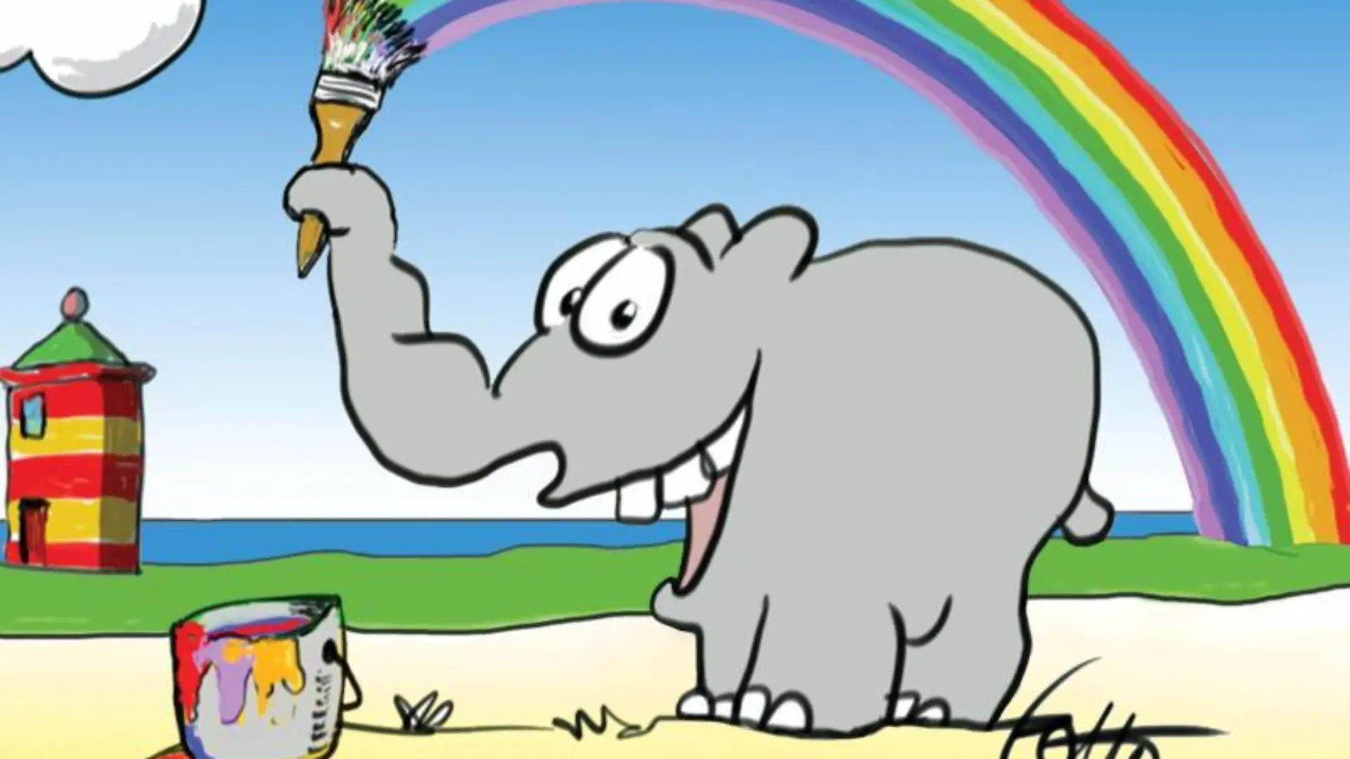 Ottifant-Briefmarke