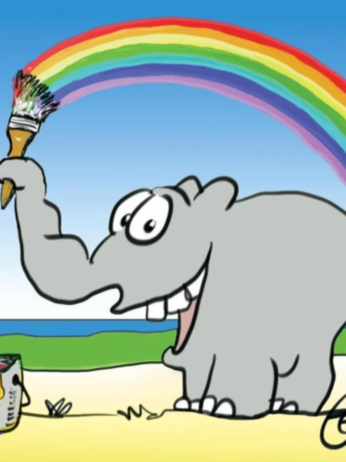 Ottifant-Briefmarke