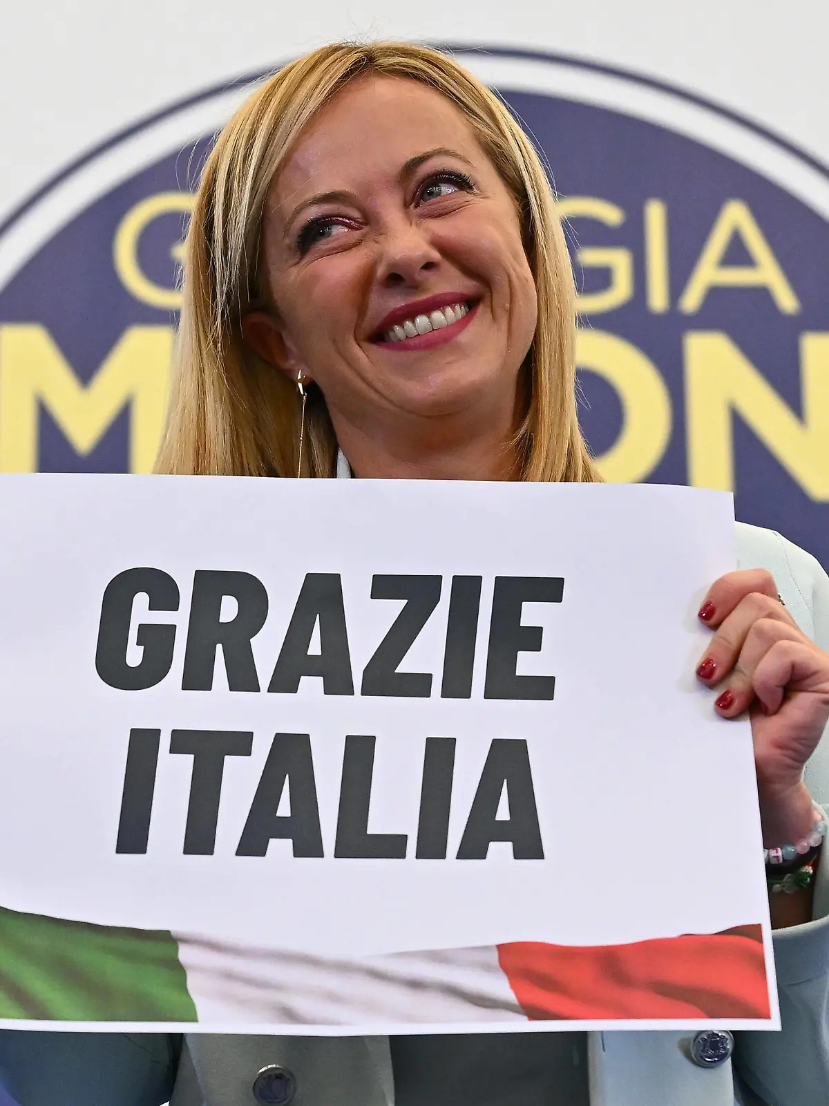  September 26, 2022, ROME, ITALIA: Giorgia Meloni at the headquarters of the Brothers of Italy Fratelli d Italia in Rome, Italy, 25 September 2022. ANSA/ETTORE FERRARI ROME ITALIA - ZUMAa110 20220926_zaf_a110_008 Copyright: xEttorexFerrarix