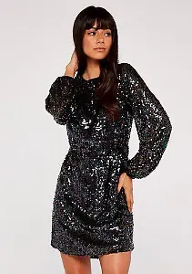 Partykleid mit Pailletten