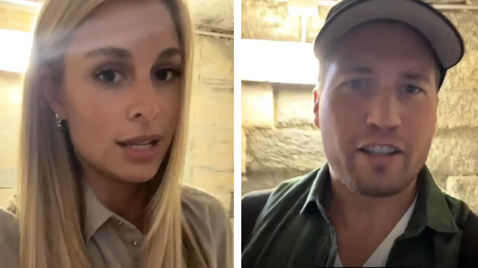 Reiner Zufall? Vanessa und Raúl meldeten sich jeweils vom Aufstieg auf den Mailänder Dom bei ihren Fans.