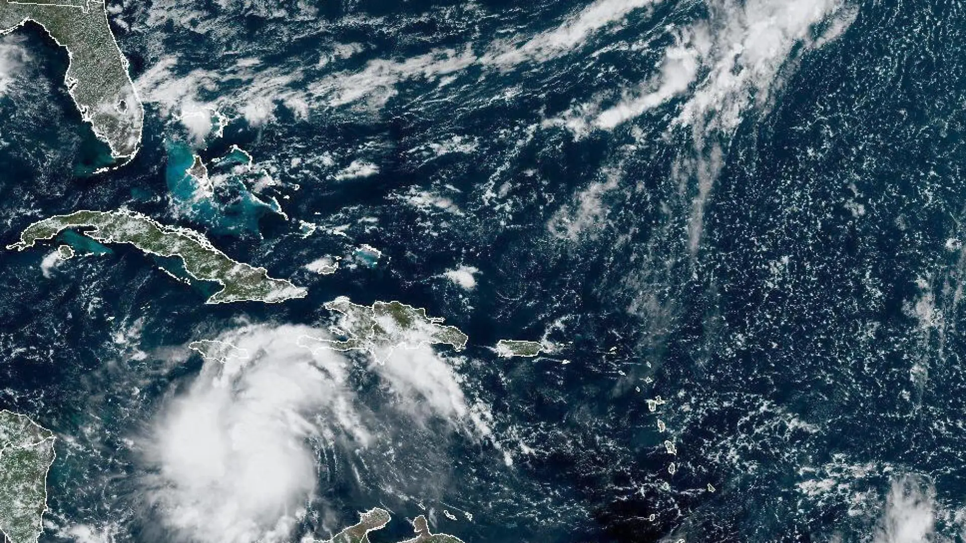 September 24, 2022, Atlantic Ocean: Officials in the Caribbean and Florida are warning residents to prepare for the arrival of Tropical Storm Ian, an intensifying storm that s expected to grow into a hurricane over the weekend. The weather system currently churning southeast of Jamaica was declared a tropical storm Friday night and is projected to hit populated areas with heavy rains and high winds starting Sunday Atlantic Ocean - ZUMAz03_ 20220924_ssa_z03_690 Copyright: xNOAAx