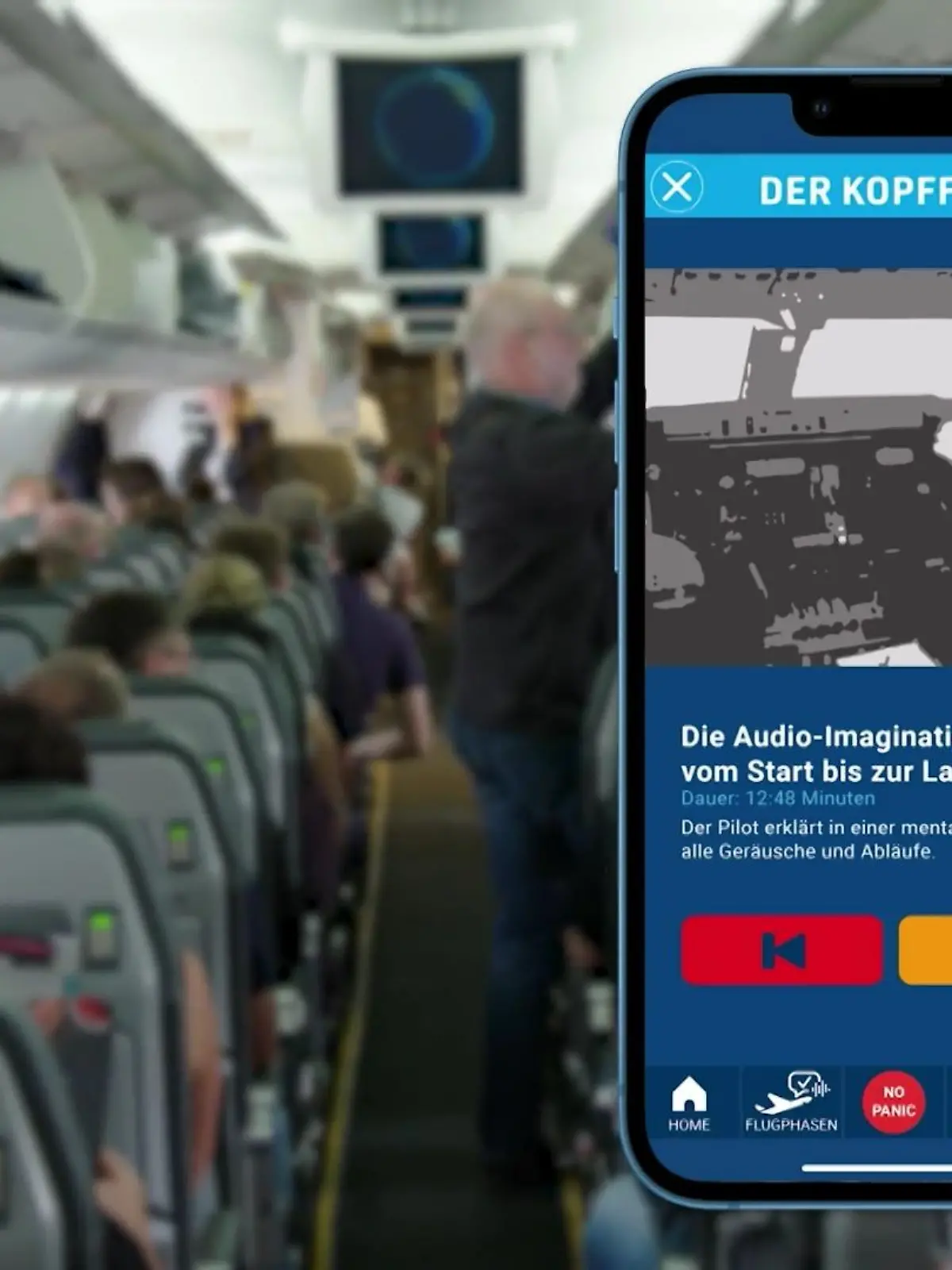 Bild zu: "Ex-Pilot entwickelt App gegen Panik"
