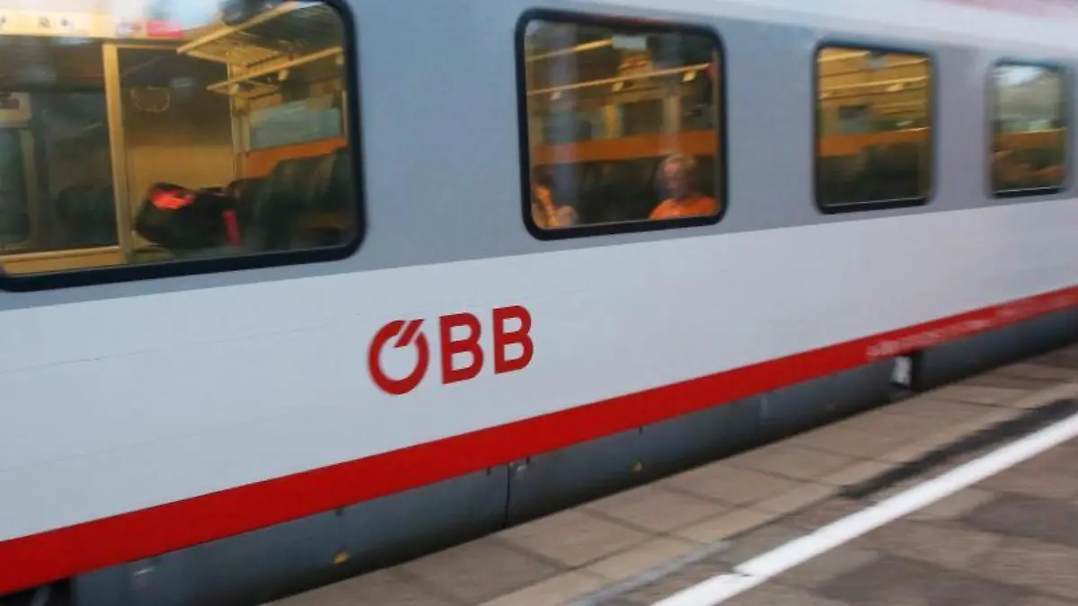 Ein Zug der ÖBB