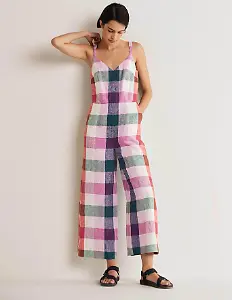 Lola Träger-Overall aus Leinen