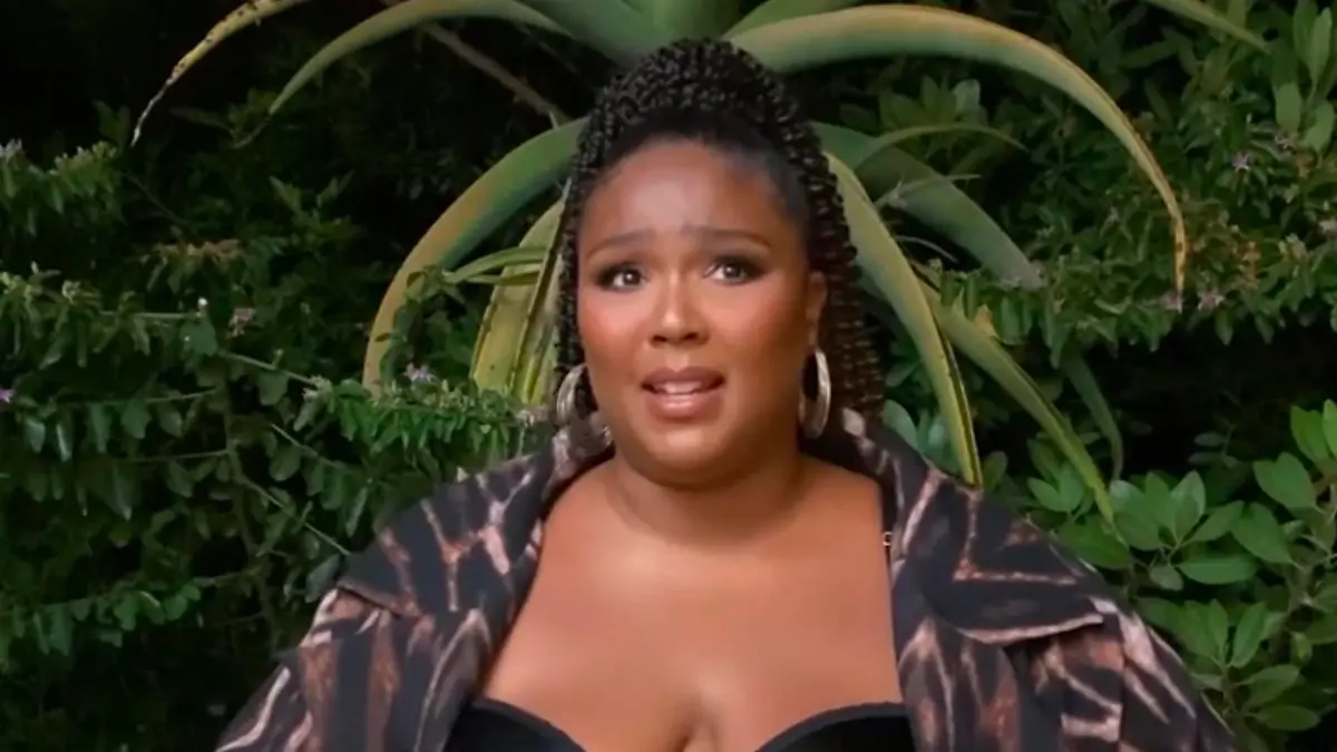 In this video grab issued Sunday, June 28, 2020, by BET, Lizzo speaks during the BET Awards. (BET via AP)