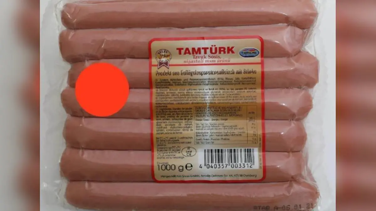 Vom Verzehr der Würste wird abgeraten