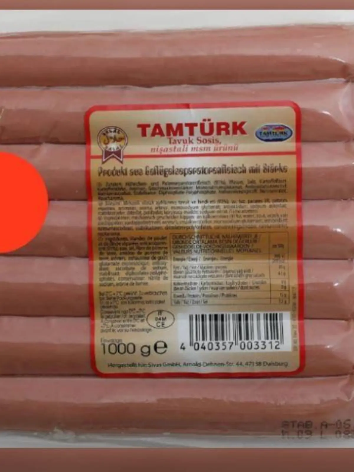 Vom Verzehr der Würste wird abgeraten