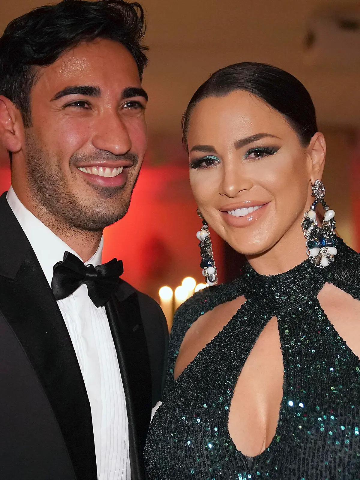  Umut Kekilli mit Freundin Ina-Maria Schnitzer / Jordan Carver beim 31. KölnBall 2019 im Maritim Hotel. Köln, 28.08.2019 *** Umut Kekilli with friend Ina Maria Schnitzer Jordan Carver at the 31 KölnBall 2019 in the Maritim Hotel Cologne, 28 08 2019 Foto:xJ.xKrickx/xFuturexImage