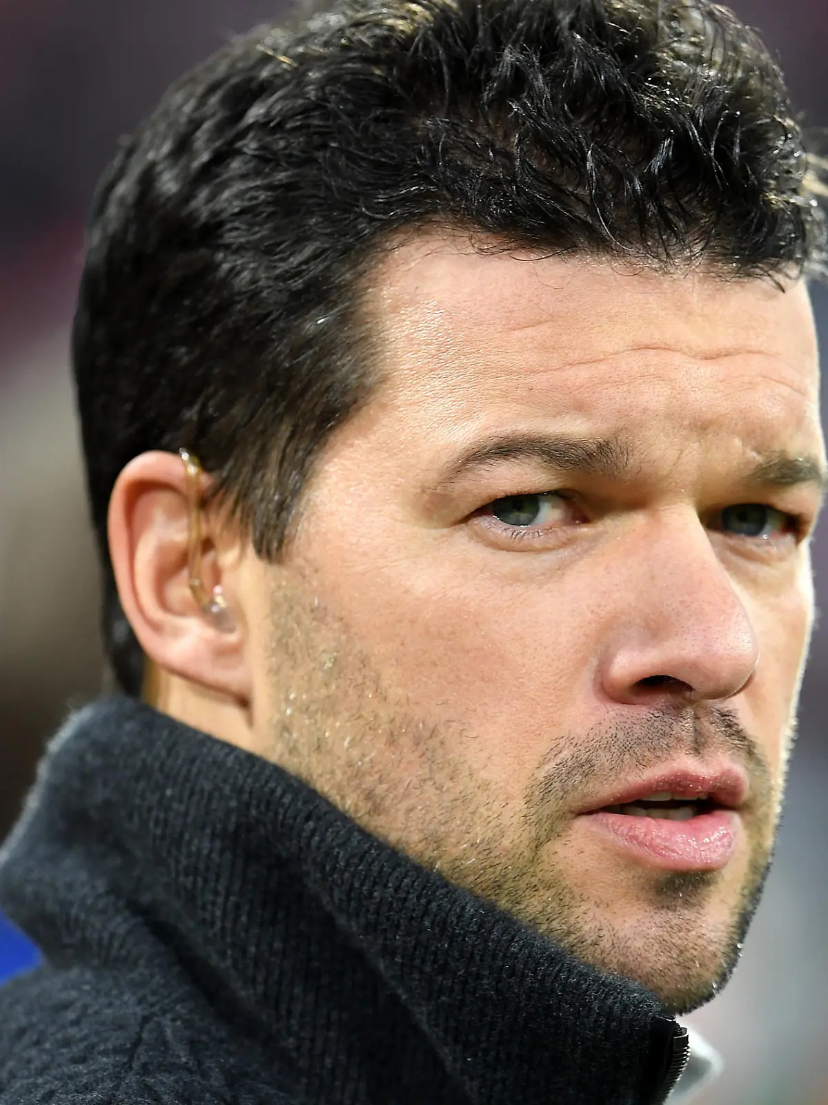ARCHIV - 20.12.2017, München: Fußball: DFB-Pokal, Bayern München - Borussia Dortmund, Achtelfinale in der Allianz Arena: Der ehemalige Fußballprofi Michael Ballack, aufgenommen vor Spielbeginn. (zu dpa "Michael Ballack kann sich Rückkehr in den Fußball vorstellen") Foto: Tobias Hase/dpa +++ dpa-Bildfunk +++