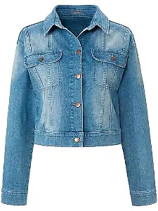 Cropped Jeansjacke von MYBC