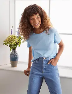 Boyfriend-T-Shirt aus Baumwolle