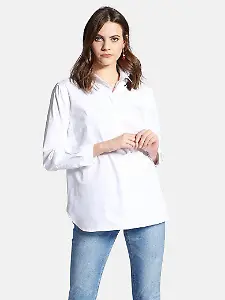 Oversized-Bluse