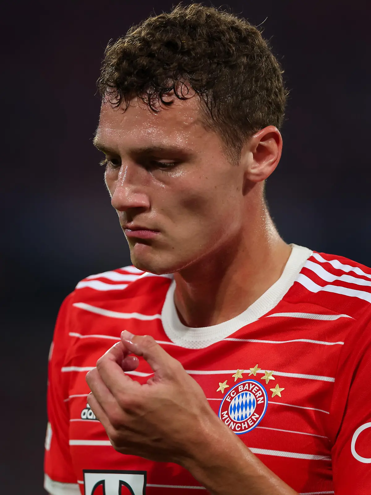 Benjamin Pavard of FC Bayern Munich during the UEFA Champions League match between FC Bayern Munich v FC Barcelona at Allianz Arena in Munich, Germany. (Photo by DAX Images/NurPhoto)