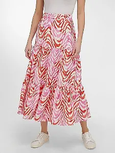 Rock mit Swirl-Muster