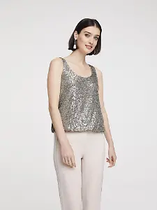 RICK CARDONA by Heine Shirttop Allover Pailetten