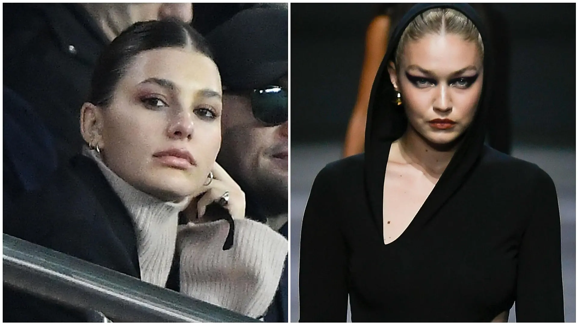 Camila Morrone (l.) und Gigi Hadid (r.)