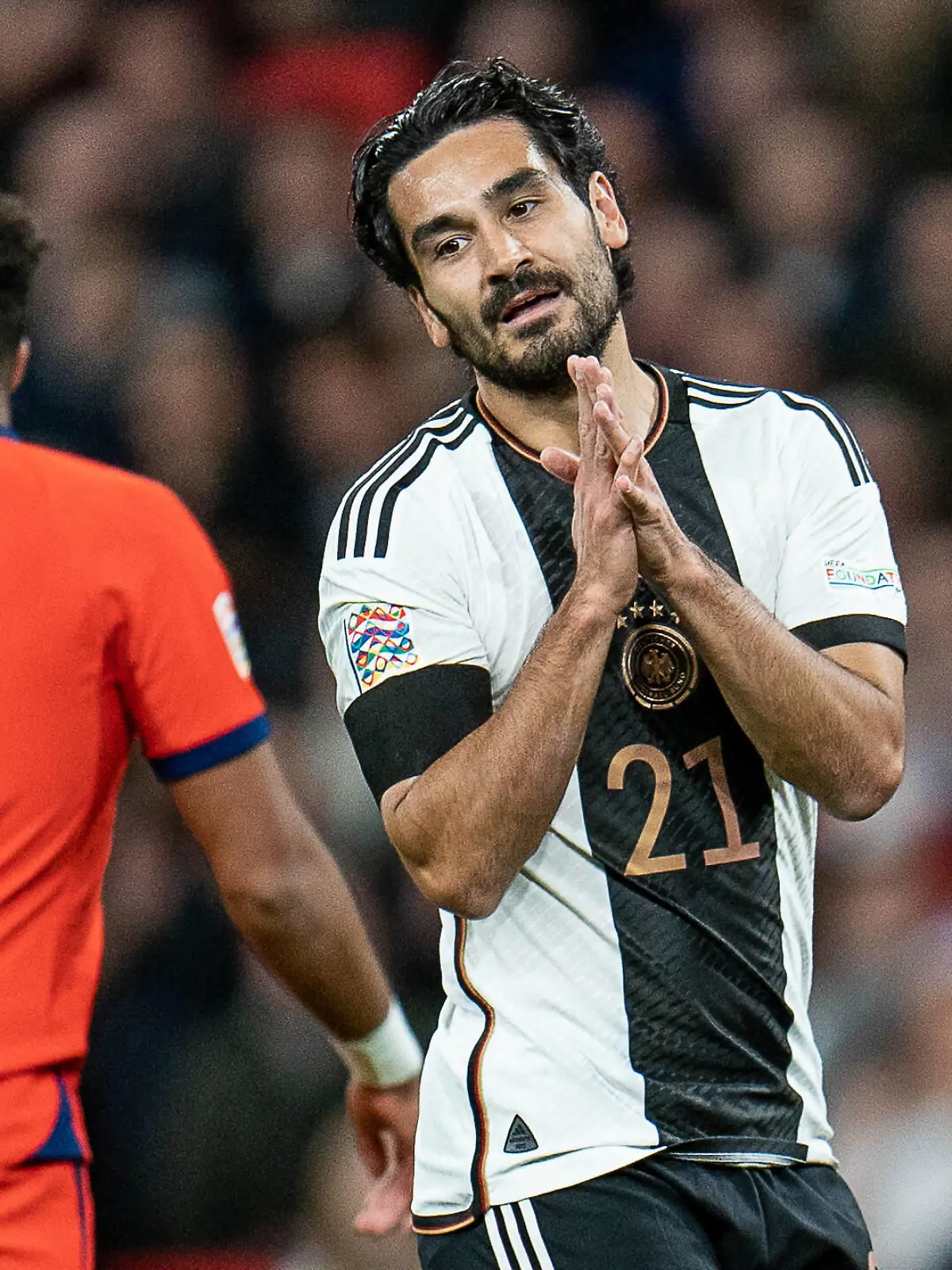  Ilkay Gündogan Deutschland, 21 am hadern, Reece James England, 2 England vs. Deutschland/Germany, Fussball, Nations League, DFB, 26.09.2022 DFB REGULATIONS PROHIBIT ANY USE OF PHOTOGRAPHS AS IMAGE SEQUENCES AND/OR QUASI-VIDEO England vs. Deutschland/Germany, Fussball, Nations League, DFB, 26.09.2022 London *** Ilkay Gündogan Germany, 21 am hadern, Reece James England, 2 England vs Germany Germany, Football, Nations League, DFB, 26 09 2022 DFB REGULATES PROHIBIT ANY USE OF PHOTOGRAPHS AS IMAGE SEQUENCES AND OR QUASI VIDEO England vs Germany Germany, Football, Nations League, DFB, 26 09 2022 London Copyright: xEibner-Pressefoto/BahhoxKarax EP_EER