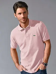 Lacoste Polo-Shirt in Lachsfarben