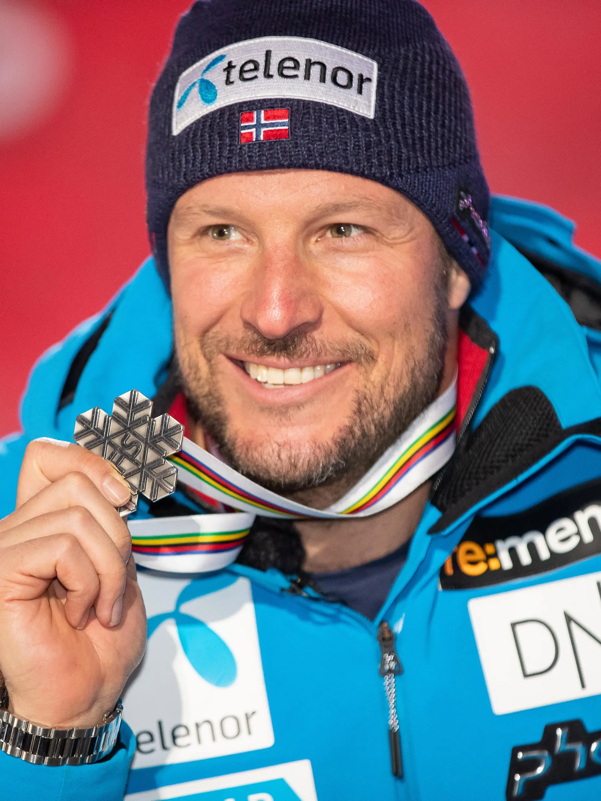 ARCHIVBILD ZUM SDA-HINTERGRUNDTEXT UEBER DIE ABFAHRTEN AN DER SKI WM IN CORTINA D'AMPEZZO, AM FREITAG, 12. FEBRUAR 2021 - ABD0208_20190209 - AARE - SCHWEDEN: Silbermedaillengewinner Aksel Lund Svindal (NOR) am Samstag, 09. Februar 2019, während der Siegerehrung für die Abfahrt der Herren im Rahmen der alpinen Ski-Weltmeisterschaften in Aare, Schweden. - FOTO: APA/EXPA/DOMINIK ANGERER