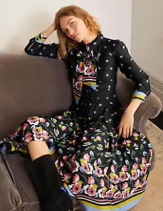 Hemdblusenkleid Claudia in Midi-Länge