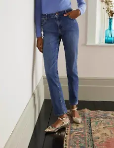 Schmale Jeans in Vintageblau