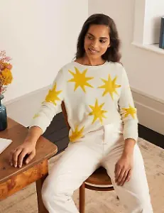 Kaschmirpullover mit Sonnen-Motiv