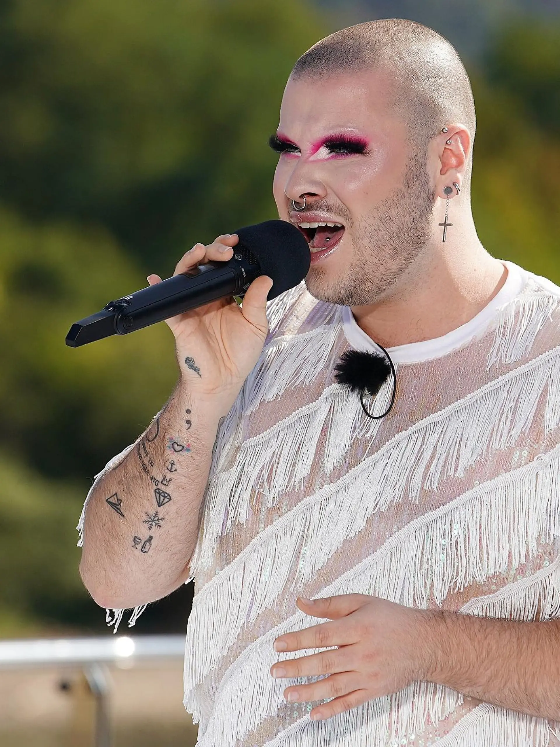 Daniel Ludwig begeistert die Jury von "Deutschland sucht den Superstar" 2021.
