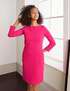 "Auria" Ottoman-Kleid in Pink