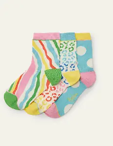 Knöchelsocken Im 3er-Pack - Bunt