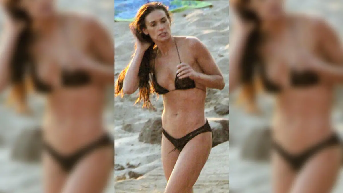 Demi Moore mit mega Bikini Body