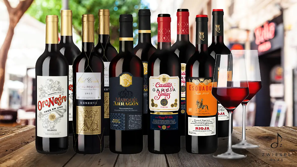 Rot-Weine im Online-Angebot