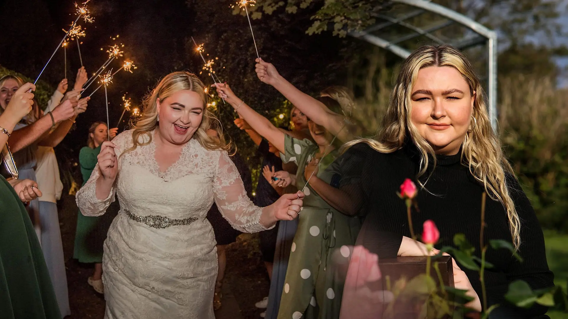 Kayley Stead auf ihrer Hochzeit.