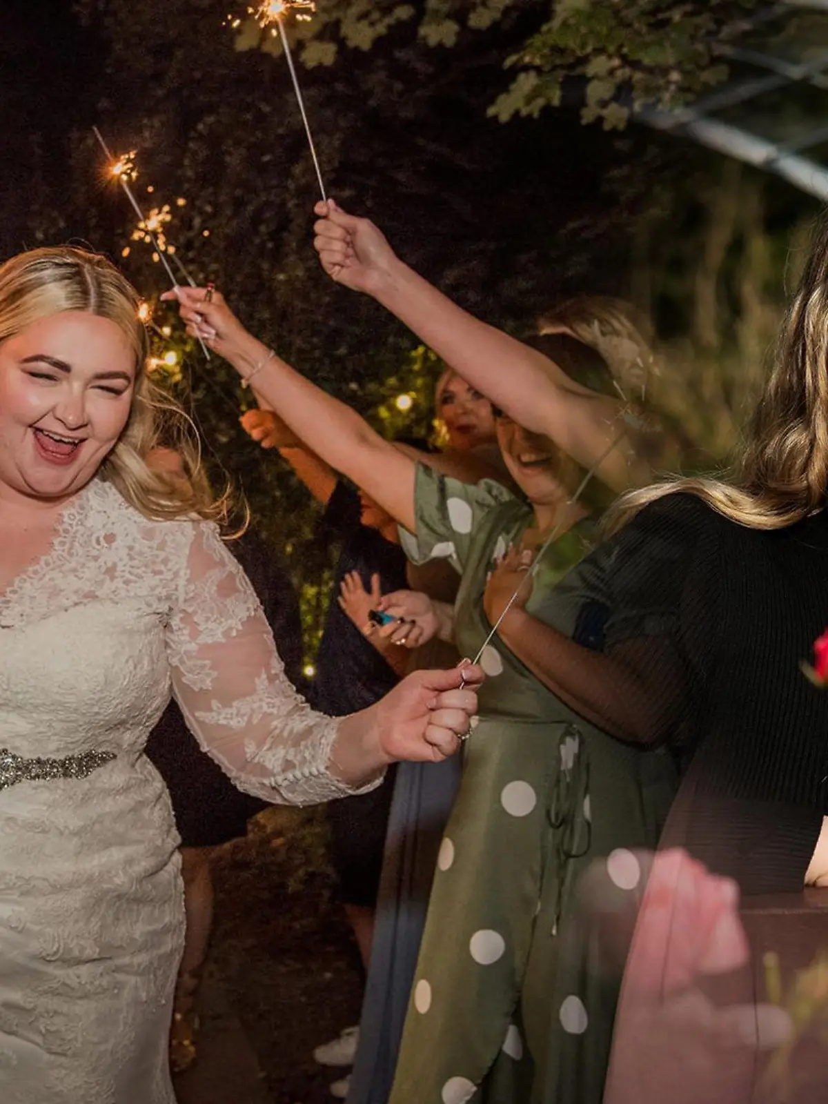Kayley Stead auf ihrer Hochzeit.