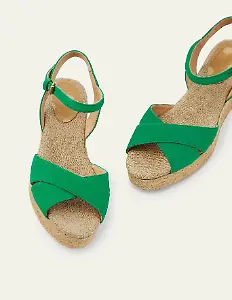 Grüne Espadrilles 'Jasmine'