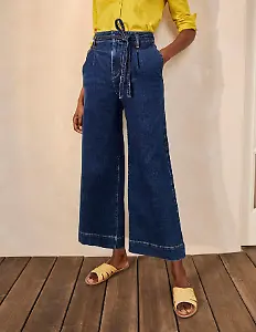 Culotte mit weitem Bein