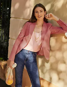 'Framlingham' Blazer in Rosa
