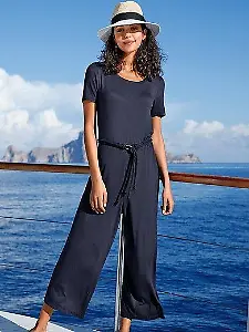 Eleganter Overall in Marine