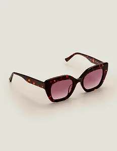 Bordeaux Sonnenbrille: Schildpattmuster