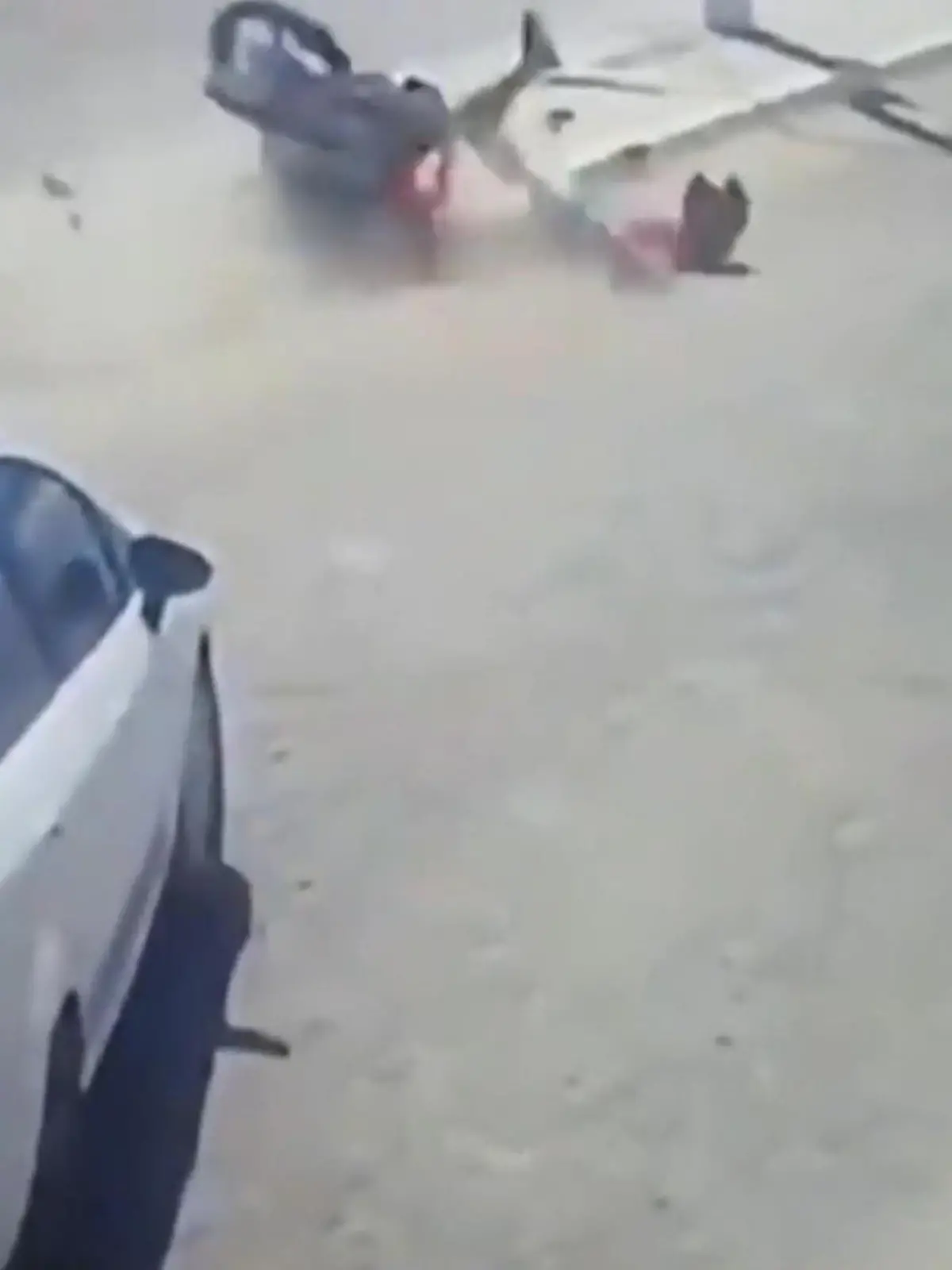 Helme sind wichtig, das wissen wir alle. WIE wichtig aber wirklich, das will die Polizei in Delhi, Indien, mit diesem Video zeigen. Erst stürzt der Motorradfahrer – und der Helm rettet ihn. Und dann fällt dem armen auch noch die Straßenlaterne auf den Kopf – und auch da rettet ihn der Helm. Ohne die Kopfbedeckungen hätte der junge Mann beide Vorfälle wahrscheinlich nicht überlebt. Abschreckend wirkt das Video allemal – und verhilft hoffentlich dazu, dass mehr Leute einen Helm tragen.