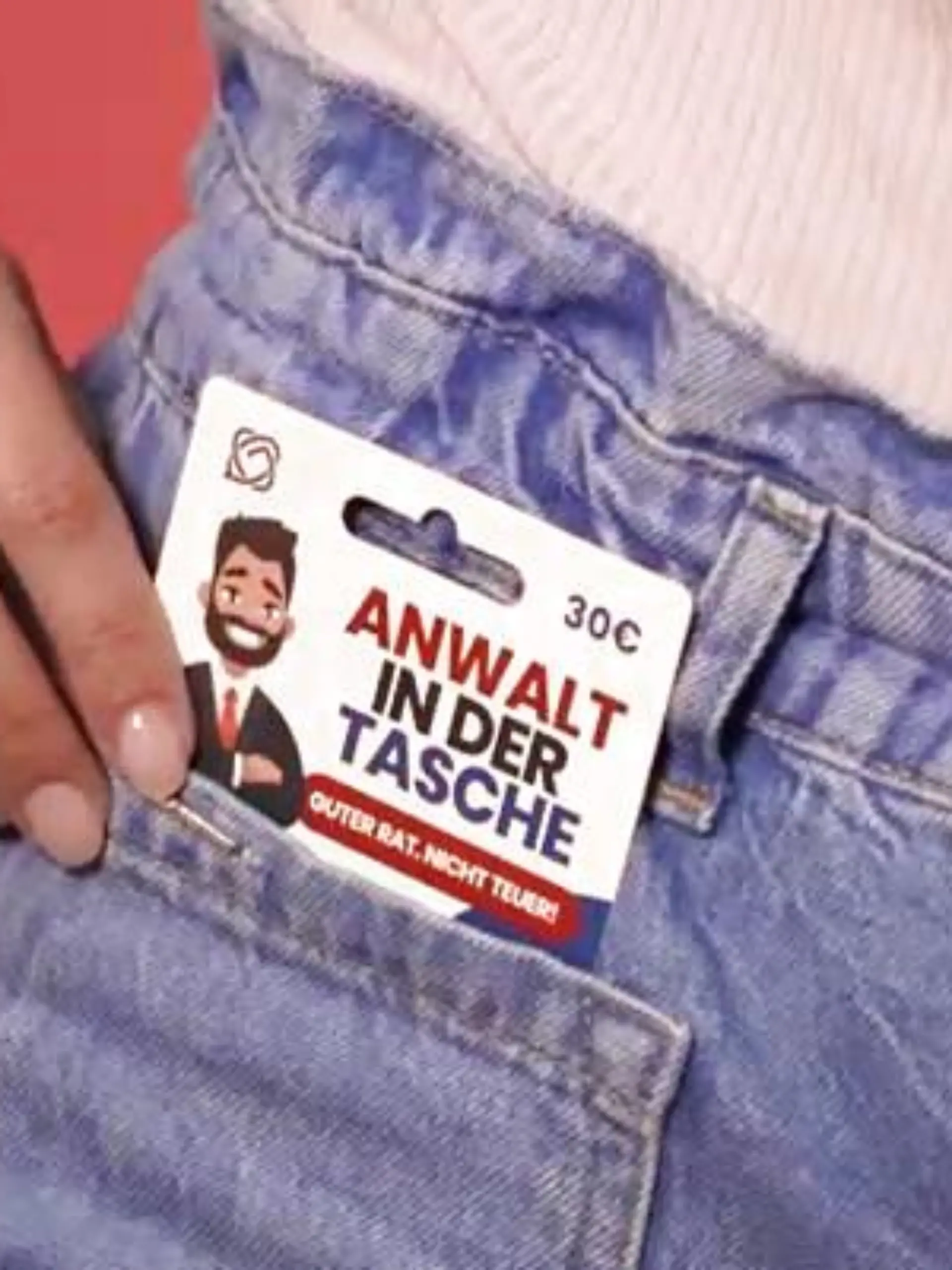 Anwalt in der Tasche