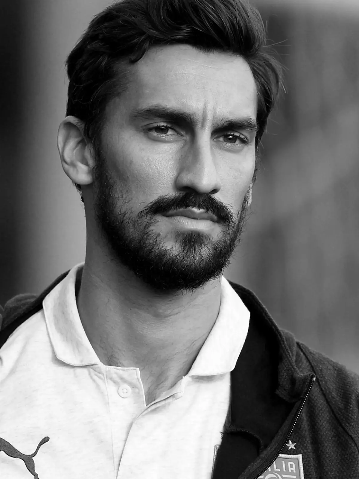 FILE: Fiorentina captain Davide Astori dies aged 31 FLORENCE, ITALY - NOVEMBER 06:  Davide Astori of Italy looks on prior to the training session at Italy club's training ground at Coverciano on November 6, 2017 in Florence, Italy.  (Photo by Claudio Villa/Getty Images)
